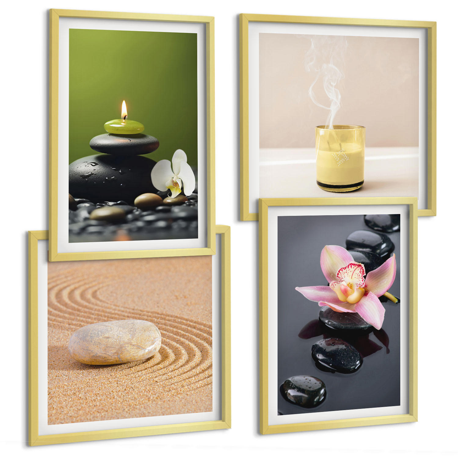 Tulup Bilder Gold 50x50 cm