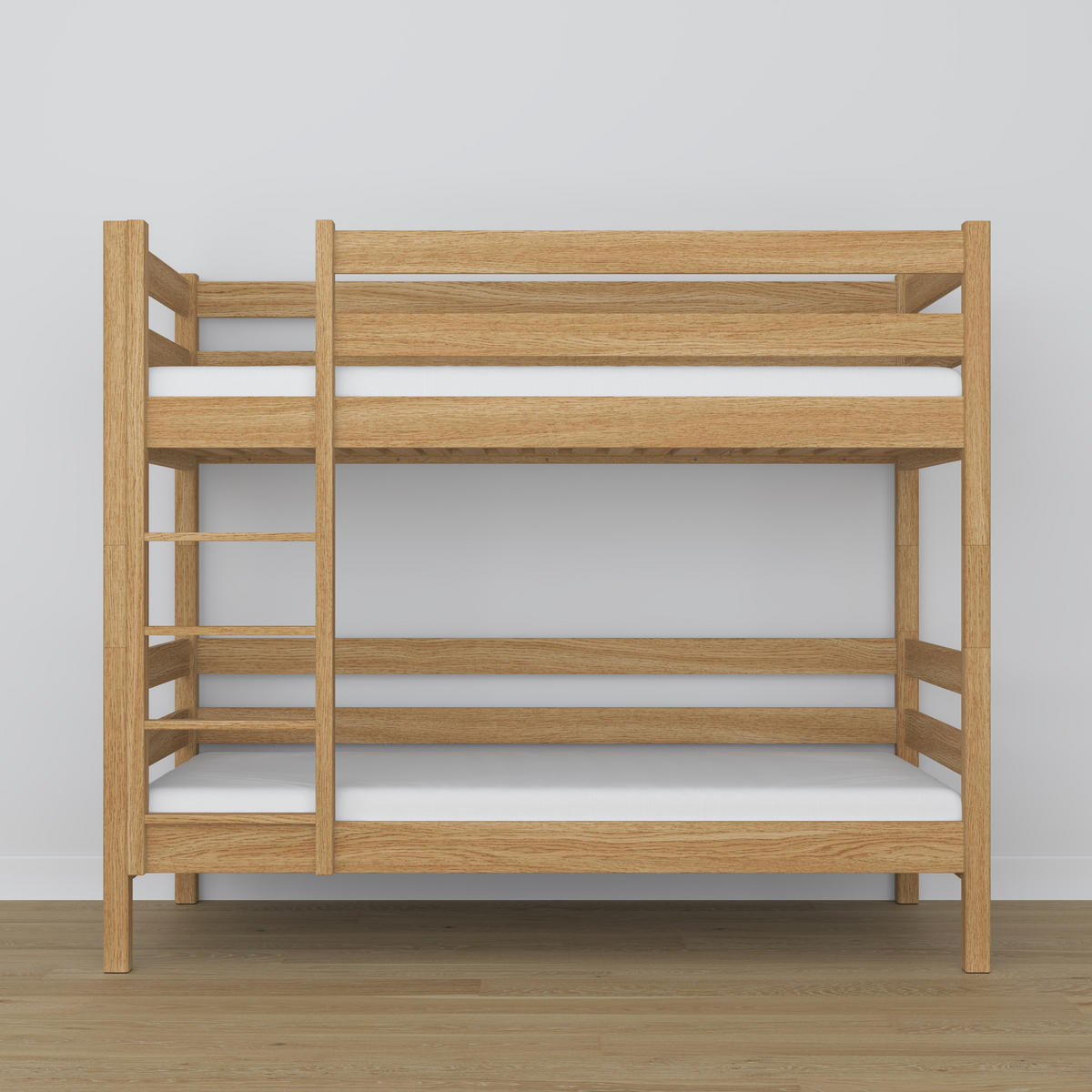 ETAGENBETT N01 Eiche Natur 100/200 - Eiche Artisan, Naturmaterialien/Holz (100/200cm) - N-Wood
