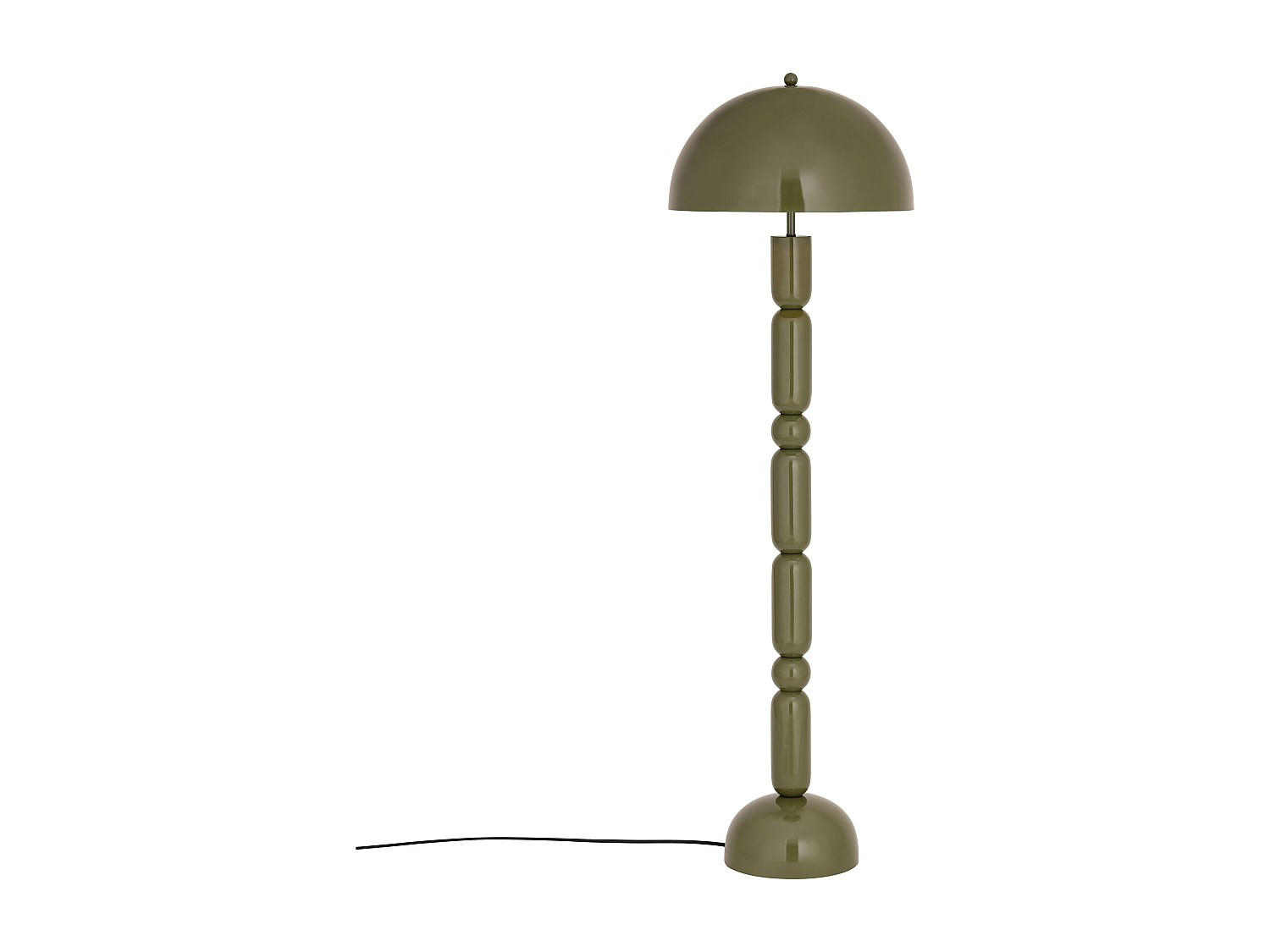 STEHLAMPE - 45 cm x 45 cm - metall - khaki Eldon - Schlammfarben, Metall (45/45/147cm) - Vente-Unique