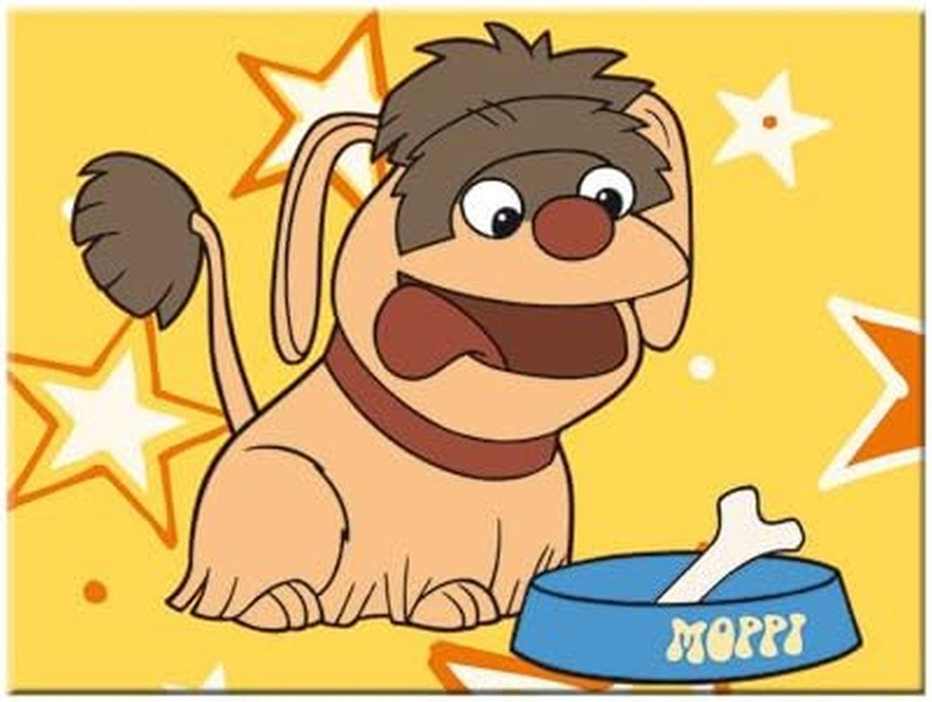 MAGNET 6/8 cm Sandmännchen Moppi - Multicolor, Metall (8/6/0.1cm) - Nostalgic-Art