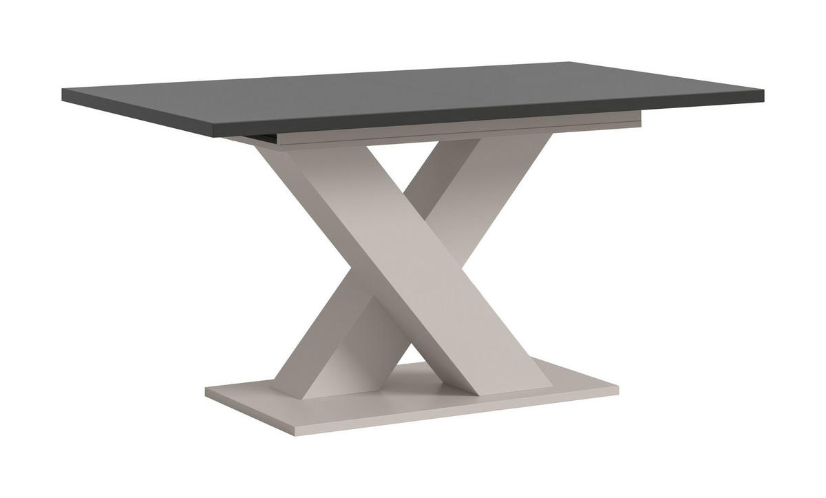 ESSTISCH MOTION (B/H/T: ca. 150/76/90 cm) in Kaschmir/grau - Kaschmir, Holzwerkstoff (90/150/76cm)