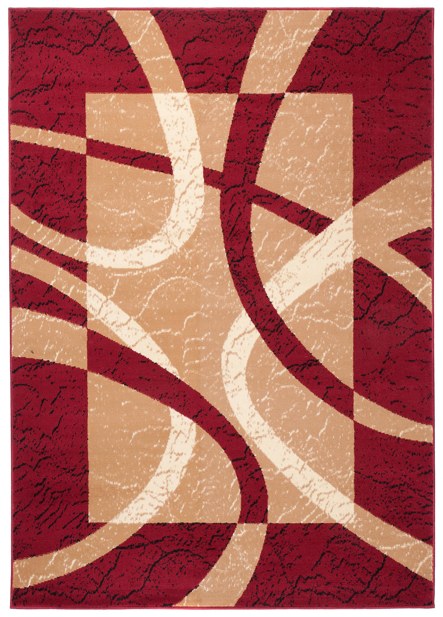 Tapiso Teppich Rot 150x300 cm
