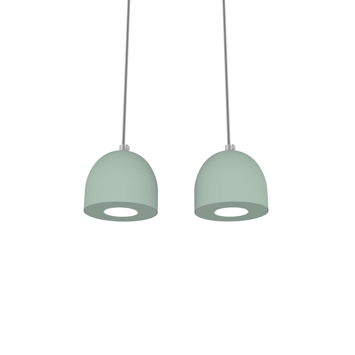 HÄNGELEUCHTE - Grün, Metall (6.5/27/120cm) - Lumicom