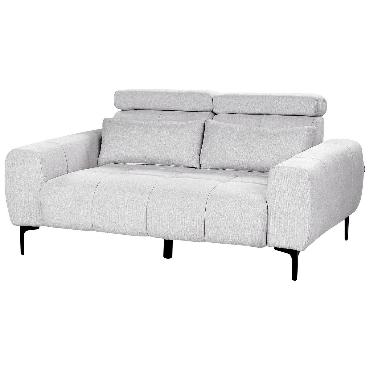 2-SITZER-SOFA grau Vegamo - Grau, Textil (176/97/110cm) - Beliani