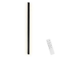 LED-WANDLEUCHTE Flash 2.5/4/100 cm - Schwarz, Metall (4/100/2.5cm) - ZMH