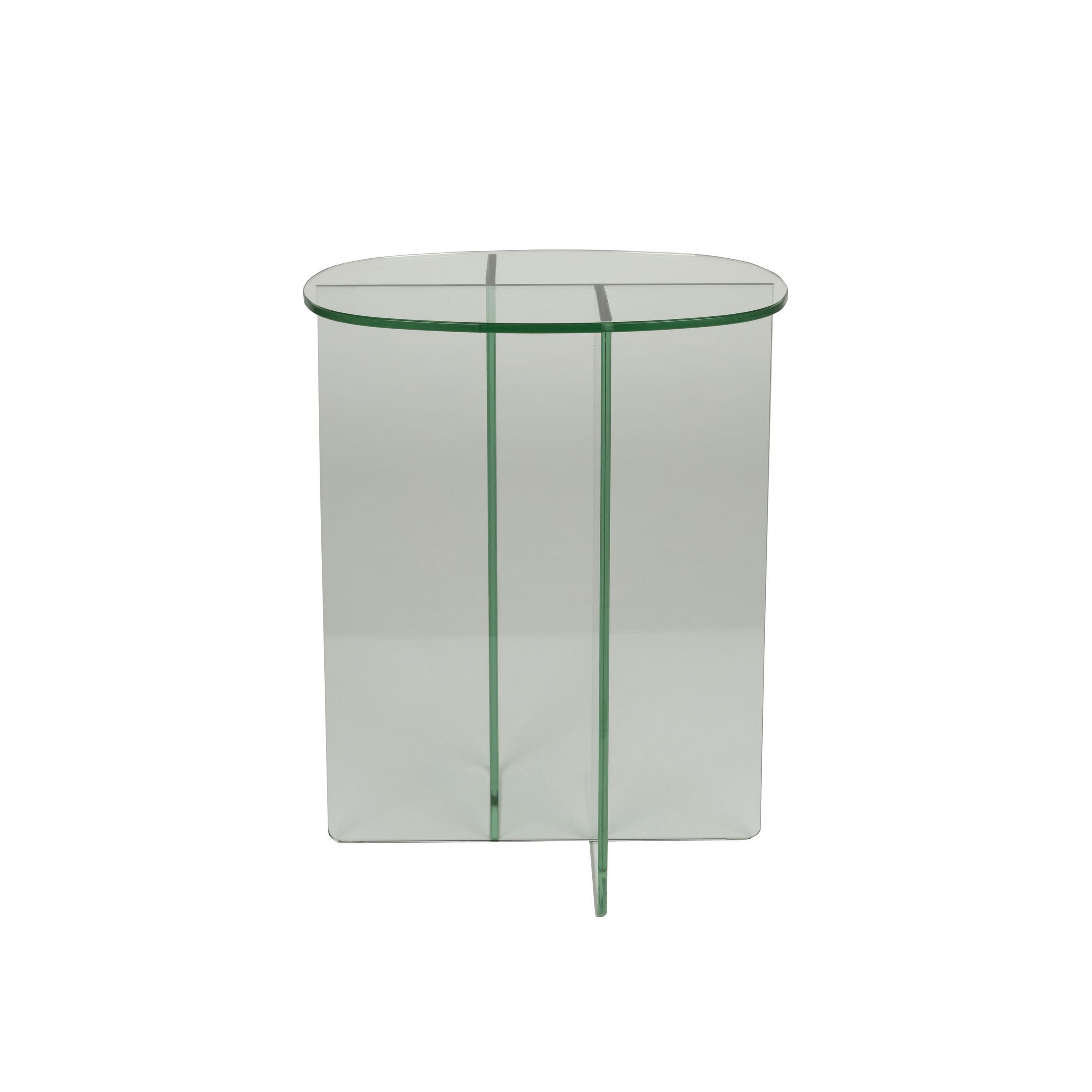 BEISTELLTISCH Linea 30x40 cm Transparent - Klar, Glas (30/40/50cm) - Zuiver
