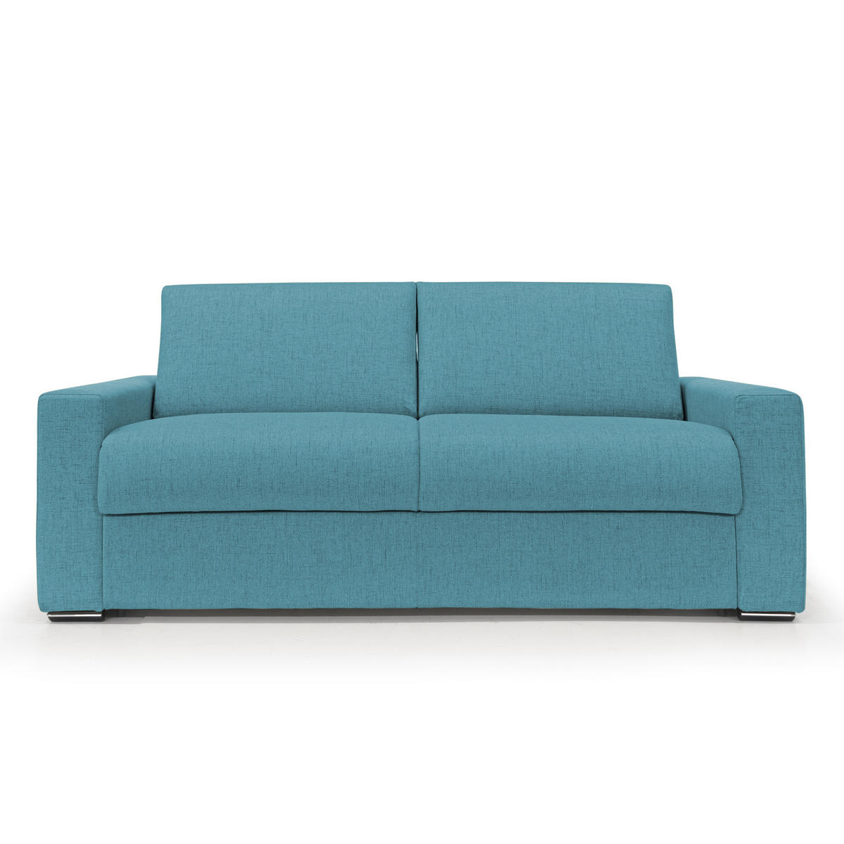SCHLAFSOFA Nixon - Hellblau, Textil (220/93/96cm) - Divani.store