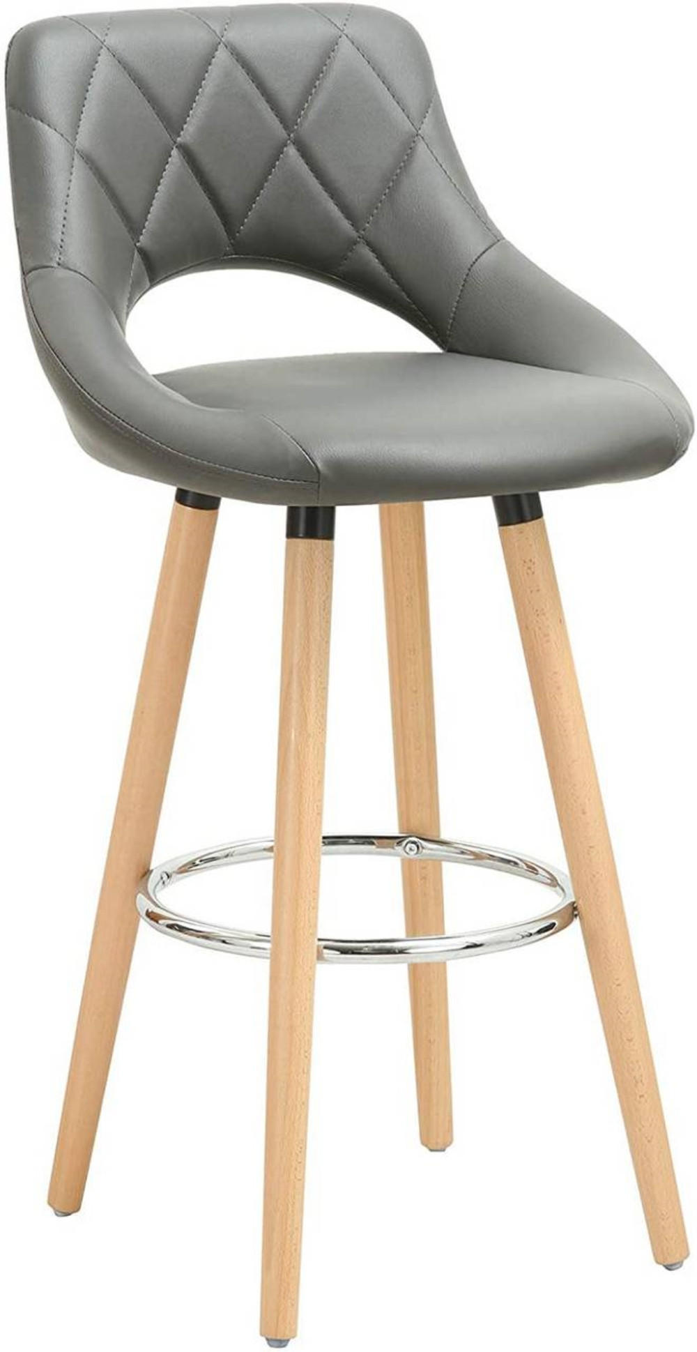 Woltu Barhocker Grau 43x91x43 cm