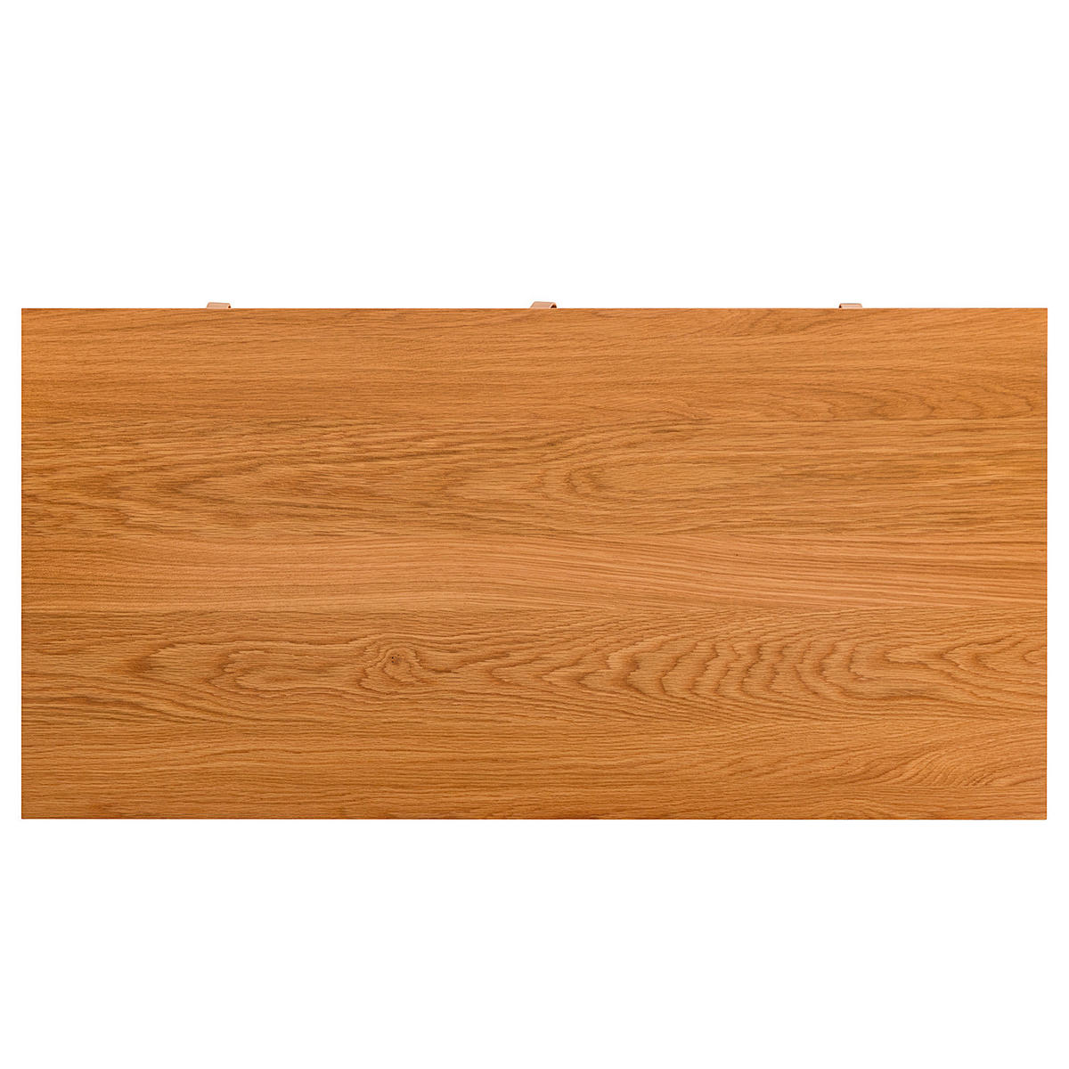 SCHREIBTISCH - Echtholzfurnier, Eiche - Eichefarben, Holzwerkstoff (60/120/76cm) - home24