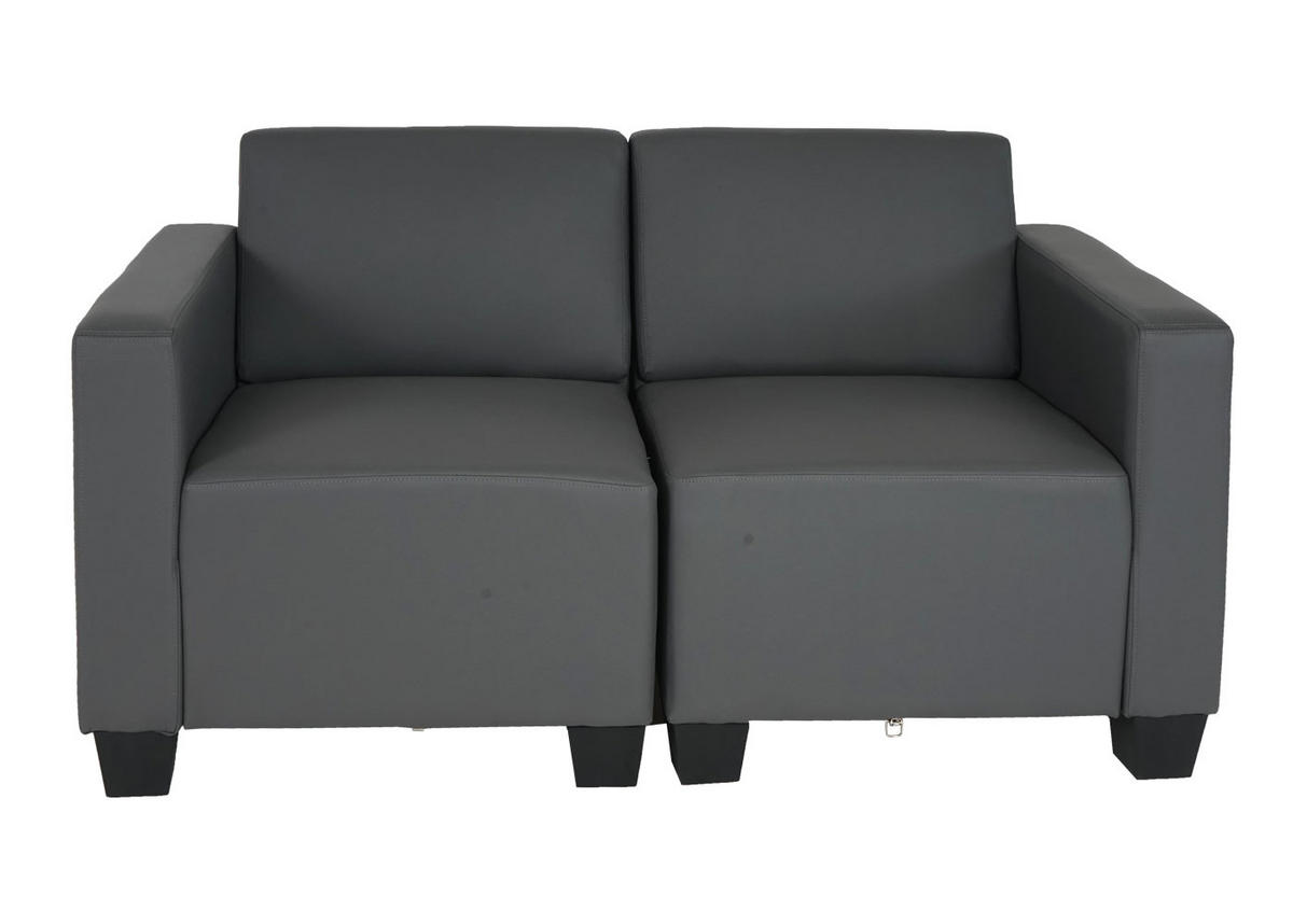 2-SITZER SOFA Grau - Grau, Textil (136/76/72cm) - MCW
