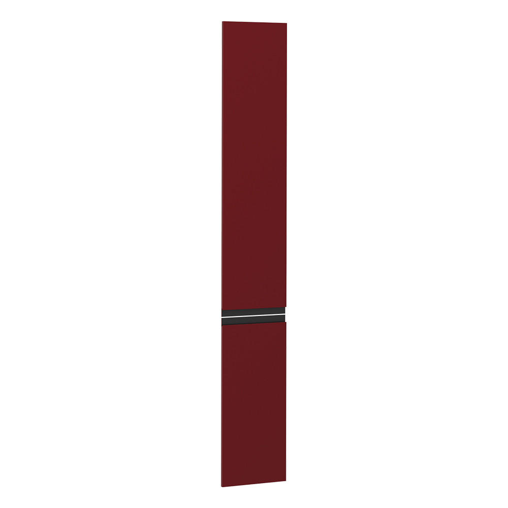 KÖKSFRONT R-Line Röd 29.6x196.2 cm möbelfront för högt utdragsskåp 196.2/29.6/1.6 cm