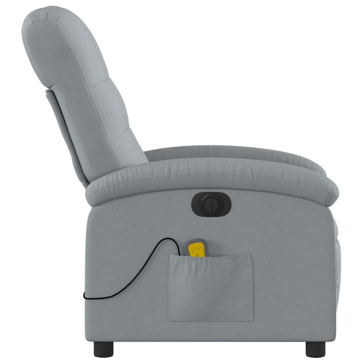 MASSAGESESSEL Loy - Hellgrau, Metall (70/101/93cm) - Nettlife