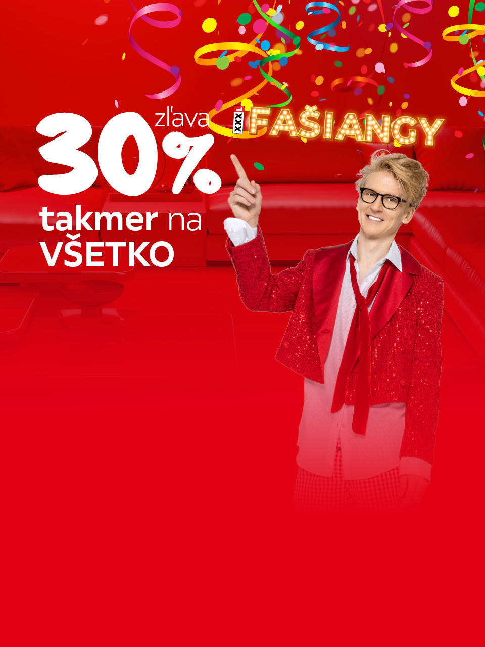 zľava 30 % takmer na celý nákup
