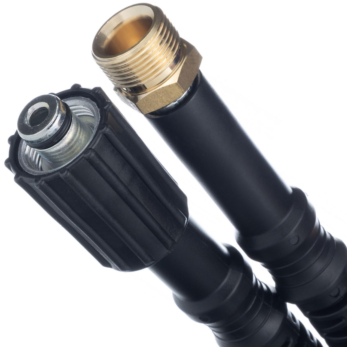 SCHLAUCH M22-M22 Hochdruck - 15 m, max. 200 bar, 60 °C, Anschluss M22, Stift 14 mm - Multicolor, Kunststoff/Metall (10/10/10cm)