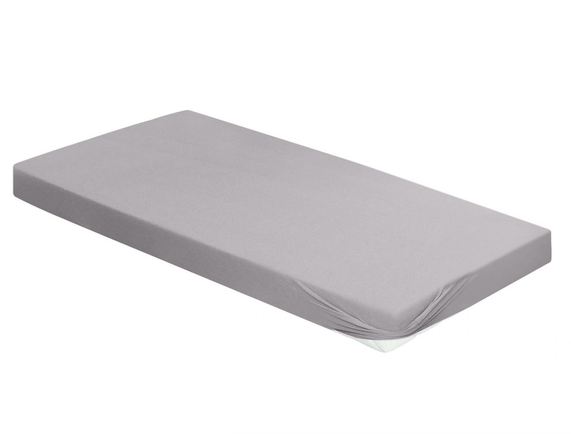 SPANNBETTTUCH ORION 0009 - Silberfarben, Textil (190/200cm) - Irisette