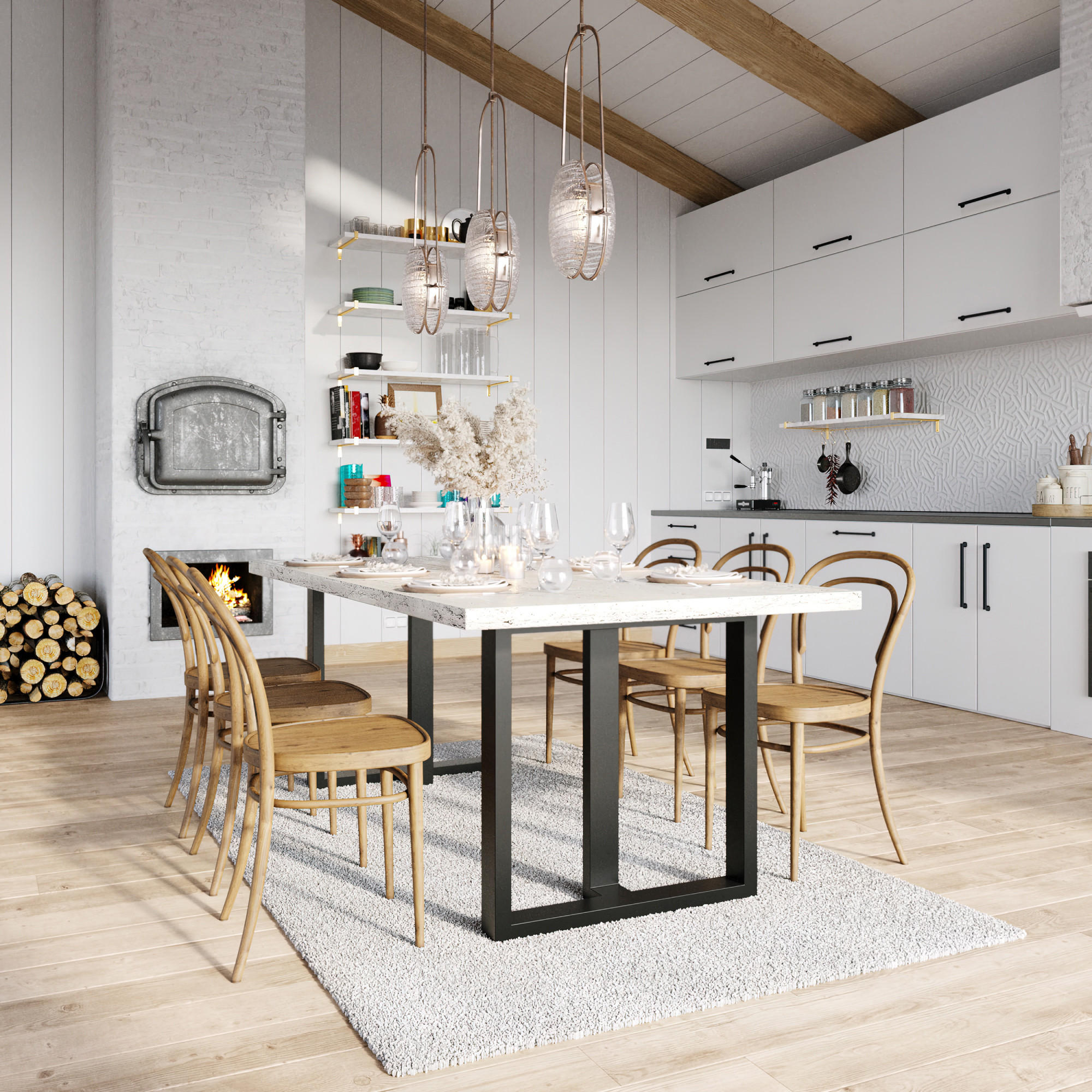 Thumbnail - Metalo Pro Tischbeine, Schwarz, Metall, 70x72x160 cm, Esszimmer, Tische, Esstische, Tischsysteme