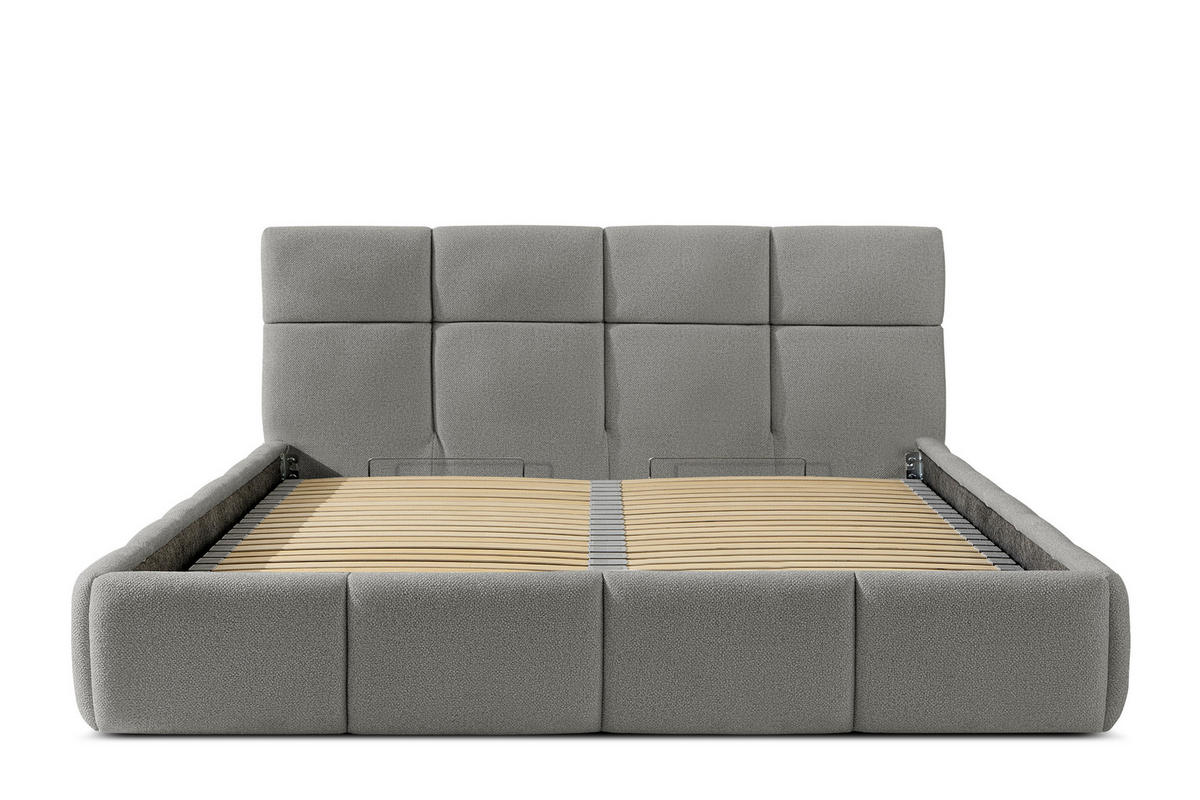 POLSTERBETT ALTOS, grau - Grau, Holz/Holzwerkstoff (180/200cm) - KONSIMO®