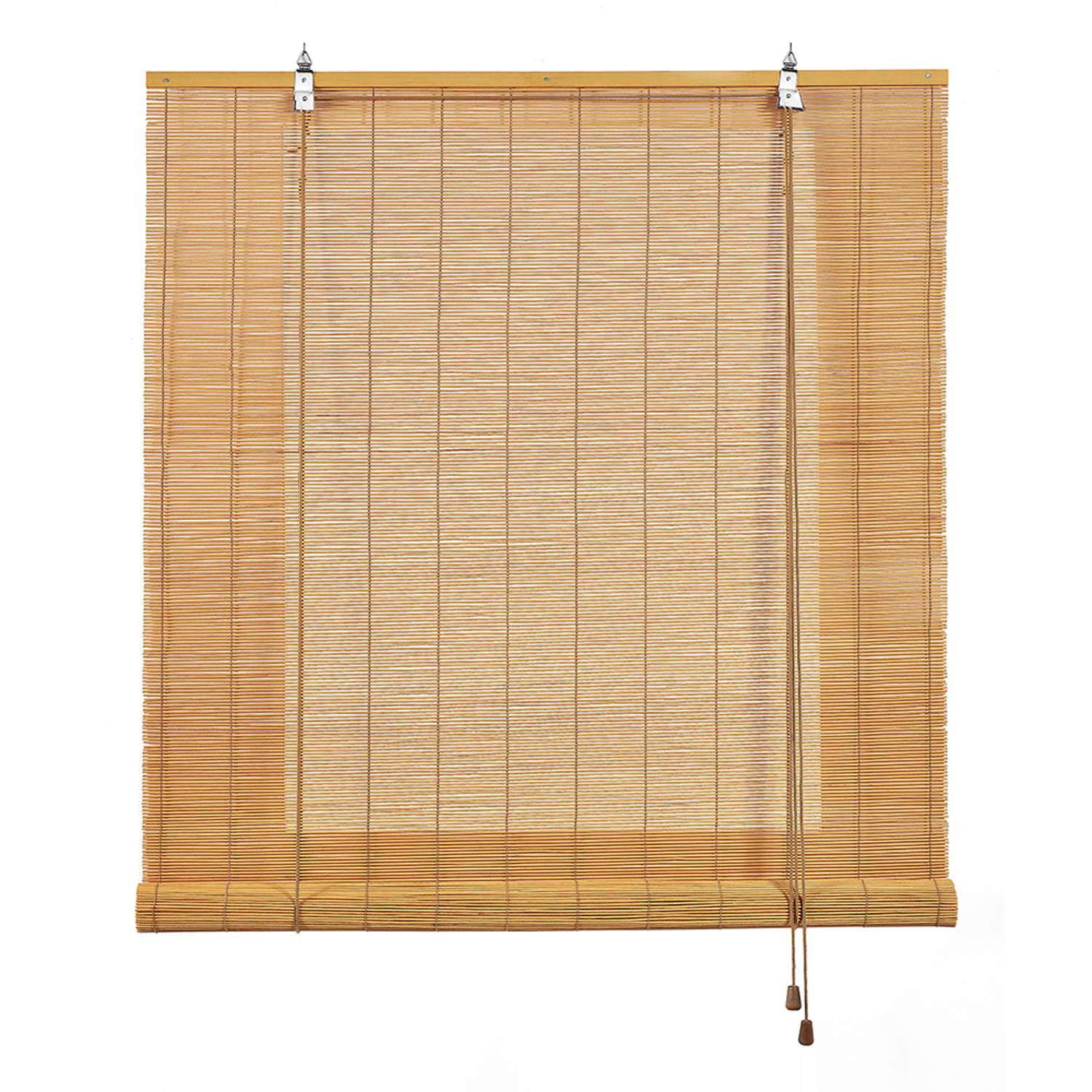 BAMBUSROLLO Hellbraun, 150 cm x 175 cm - Hellbraun, Kunststoff (150/175cm) - STORESDECO