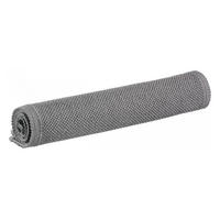 BADEMATTE Etia perlweiß 54 x 64 cm - Hellgrau, Textil (54/64cm) - Vivaraise