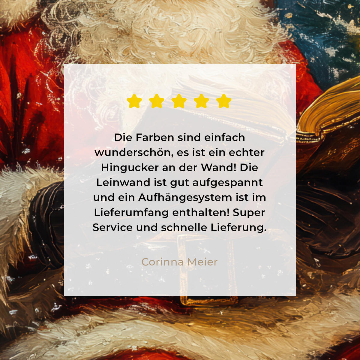 LEINWANDBILD Weihnachtsmann - Weihnachten - Winter - Weihnachtsbaum 30x40 cm - Bordeaux, Textil (30/40cm) - MuchoWow