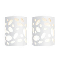 NÁSTĚNNÉ svítidlo Yaney 22,8/17,7/8,5 cm - bílá, plast (17.7/8.5/22.8cm) - Nettlife