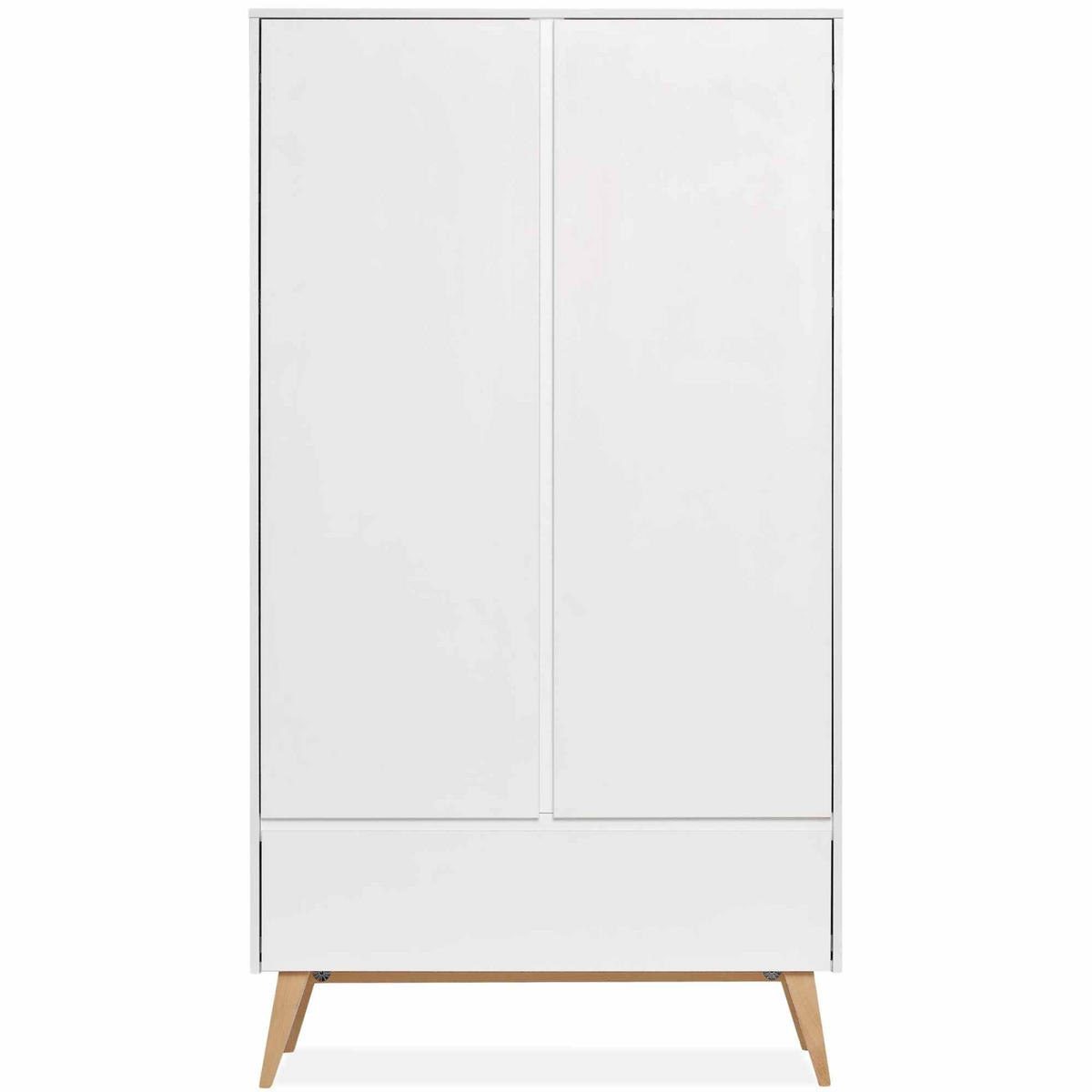 KINDERKLEIDERSCHRANK Dambi - Weiß, Holz (100/200/53cm) - KONSIMO®