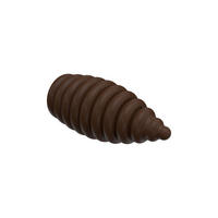 ENDSTÜCKE FÜR GARDINENSTANGEN 16 mm Ø, Asta Nussbaum, Packung 2 Stück - Nussbaumfarben, Holz (6.5/3/3cm) - INTERDECO