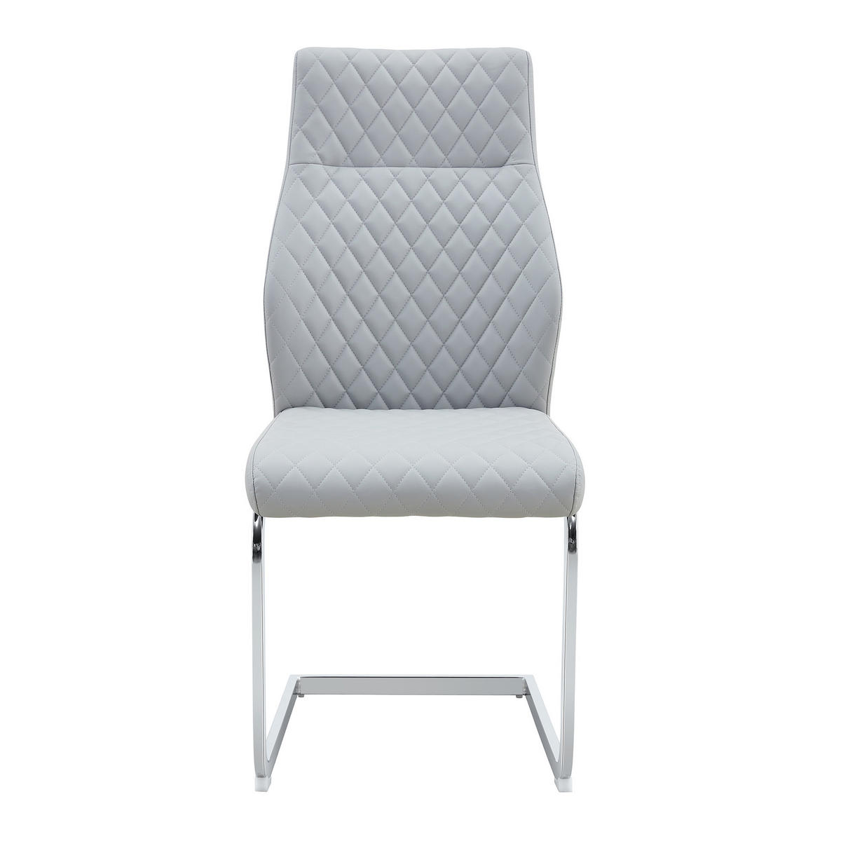 SCHWINGSTUHL DE-36563 2er-Set mit PU-Bezug und Metallrahmen Hellgrau - Hellgrau, Metall (63/100/43cm) - ComfortXL