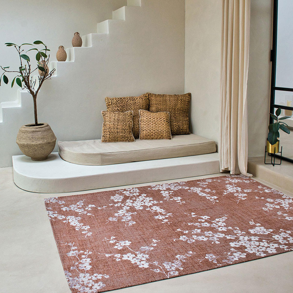 TEPPICH Copper Pink Sakura Sakura 80/150 cm - Pink, Kunststoff/Textil (80/150cm) - Louis De Poortere