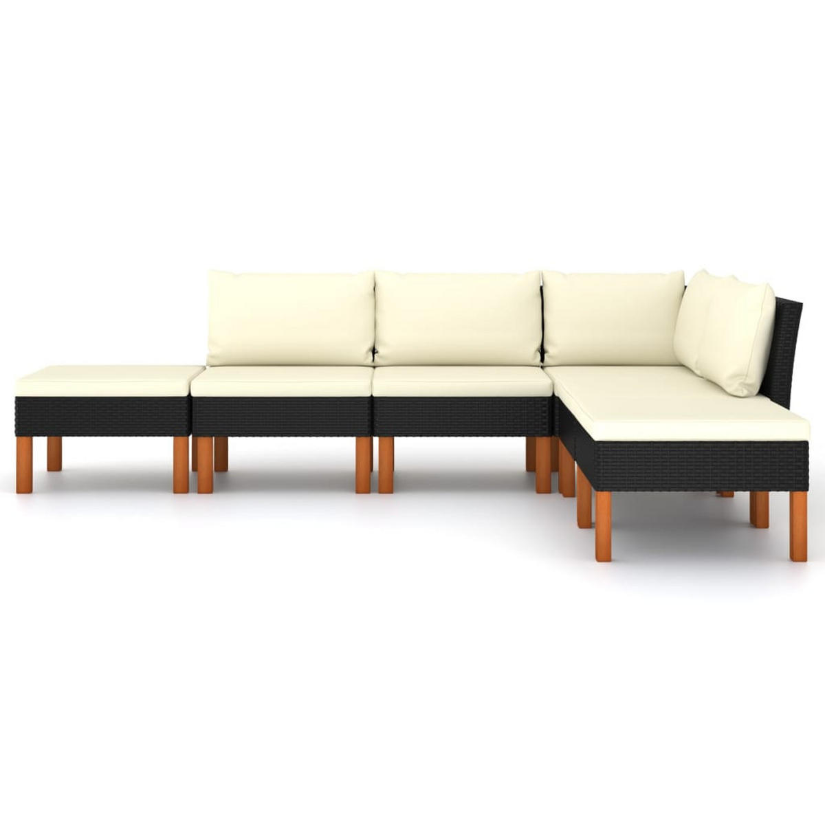 GARTENSET Yee 6-teilig - Schwarz, Metall - Nettlife