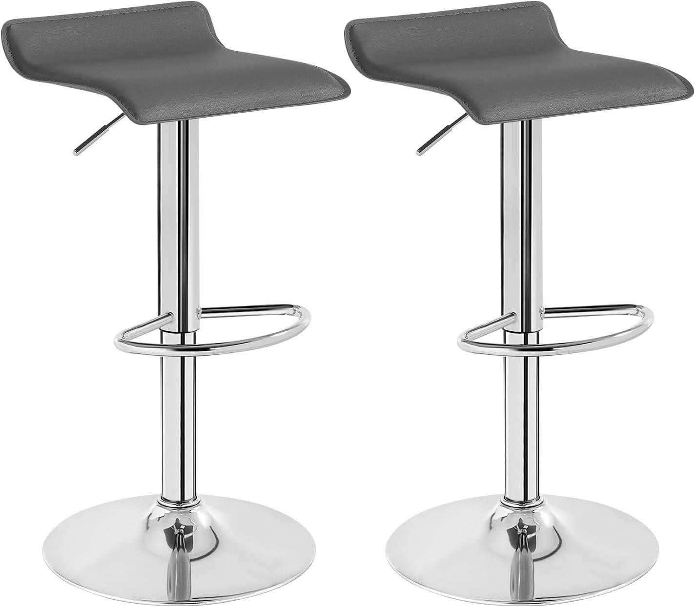 Woltu Barhocker Grau 38.5x84x39.5 cm