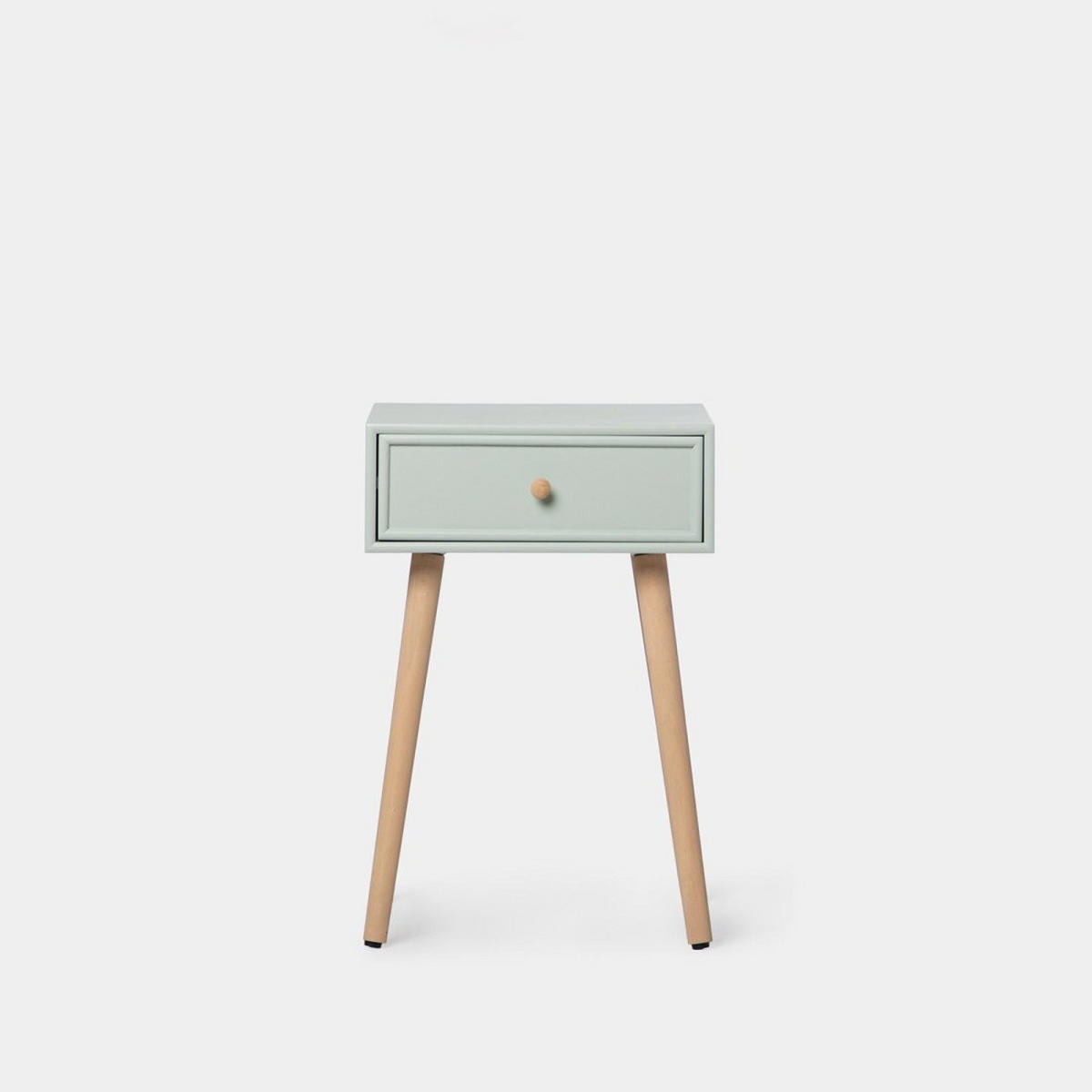 NACHTTISCH MIT 1 SCHUBLADE Tai Grün 40 cm x 61 cm - Grün, Holzwerkstoff (40/61/36cm)
