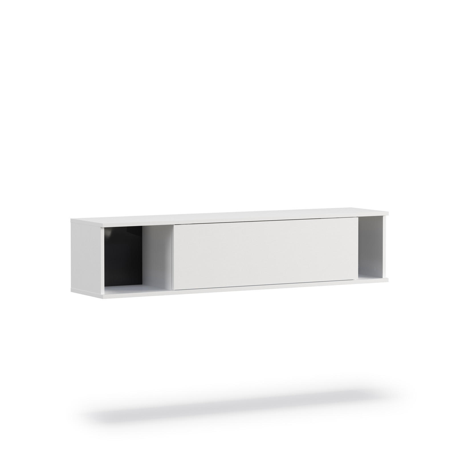 HÄNGESCHRANK Dallas 135/30/30 Weiß - Weiß, Holzwerkstoff (135/30/30cm) - Ravio