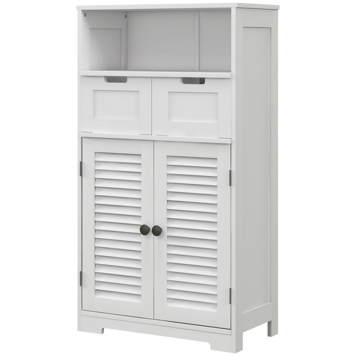 MIDISCHRANK DE-12410 61/30,5/110 cm Weiß - Weiß, Holzwerkstoff (30.5/109.5/61cm) - ComfortXL