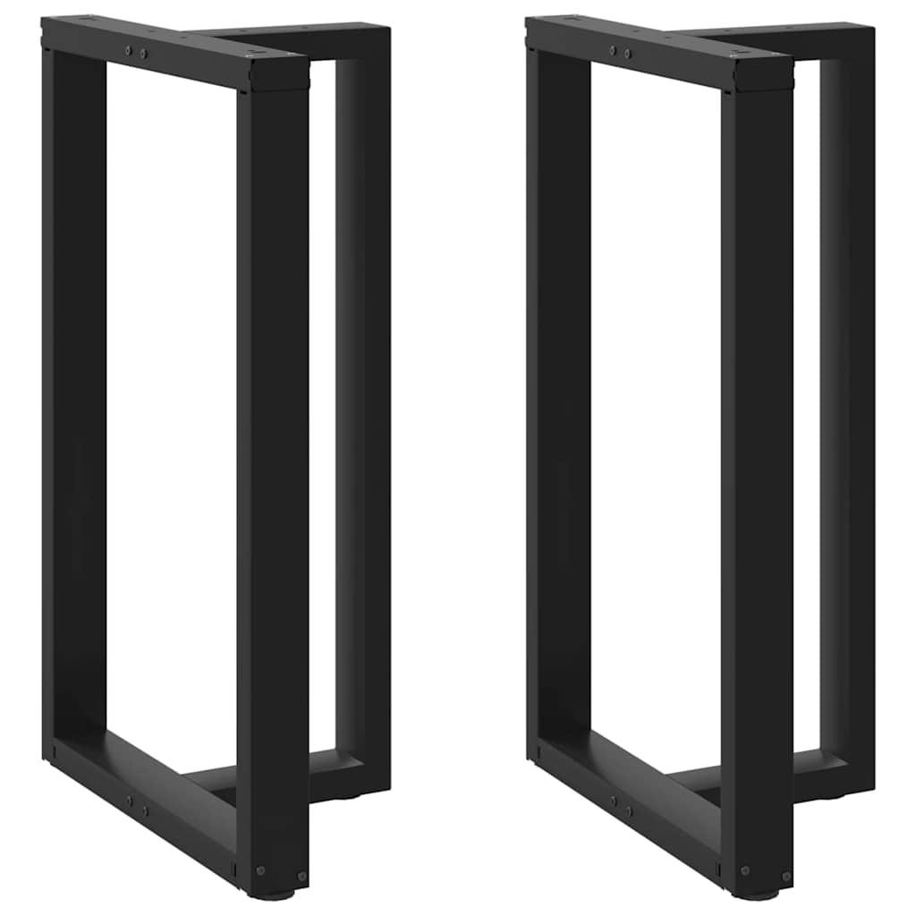 vidaXL Bartischbein Schwarz 35x101x60 cm