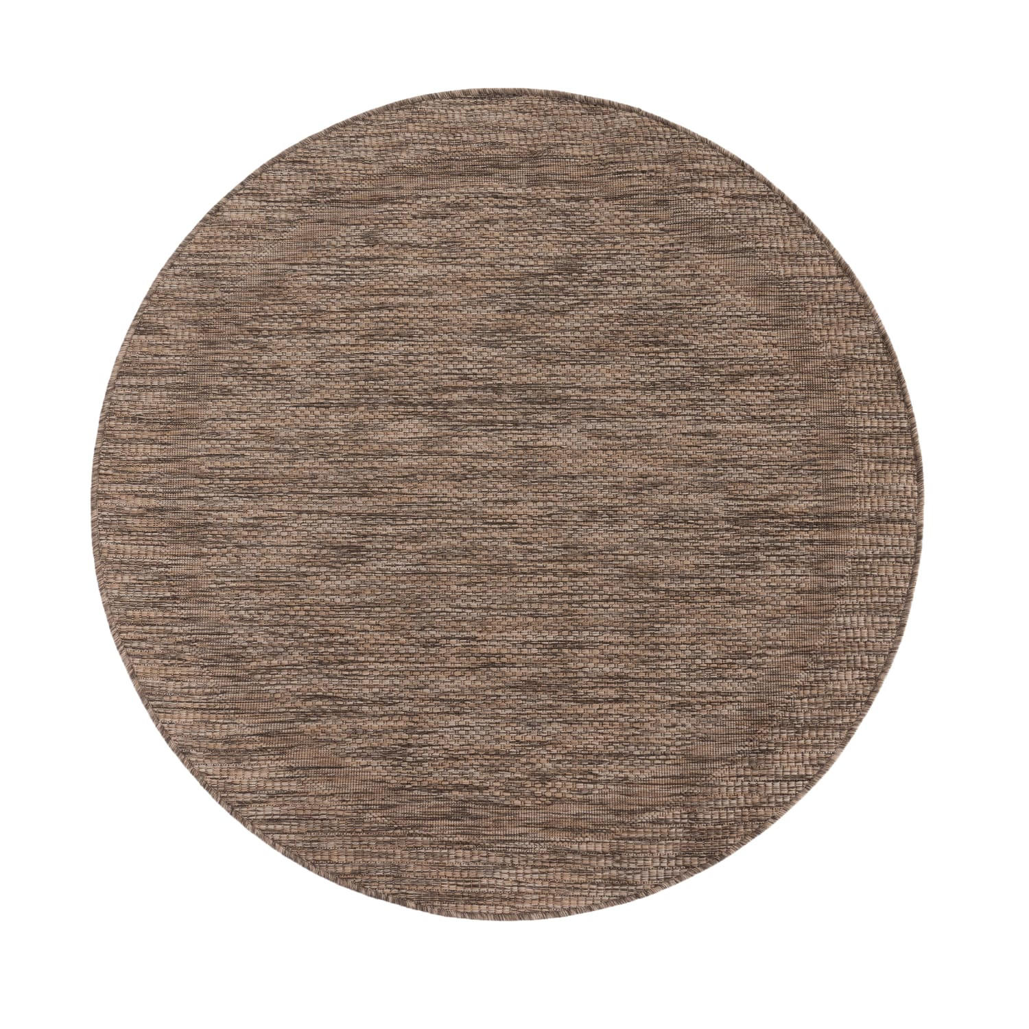 OUTDOORTEPPICH 120/120 cm Roma 272 - Braun, Kunststoff (120/120cm) - Paco Home