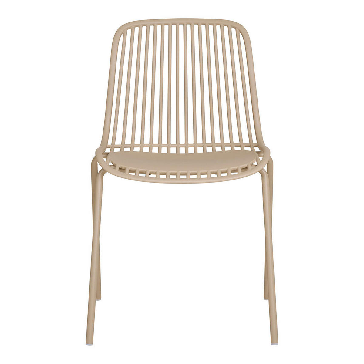 GARTENSTUHL, Branson, Stühle Sandfarben, Metall, 47 x 55 x 82 cm - Sandfarben, Metall (47/82/55cm) - ebuy24