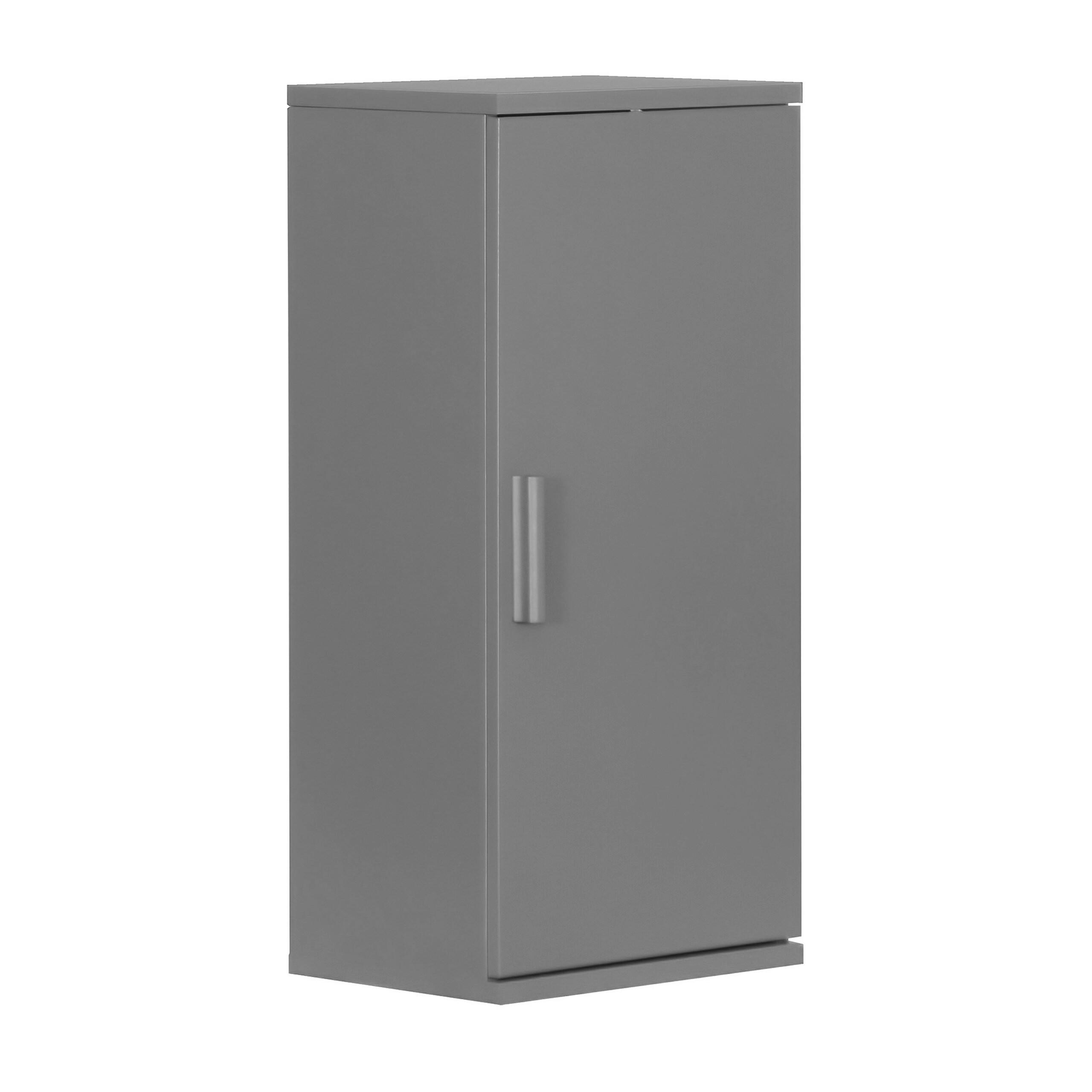 Relaxdays SKŘÍŇKA šedá závěsná do koupelny MDF 62 cm
