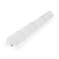 FOLIENTUNNEL - Transparent, Kunststoff/Metall (40/47/500cm) - Relaxdays