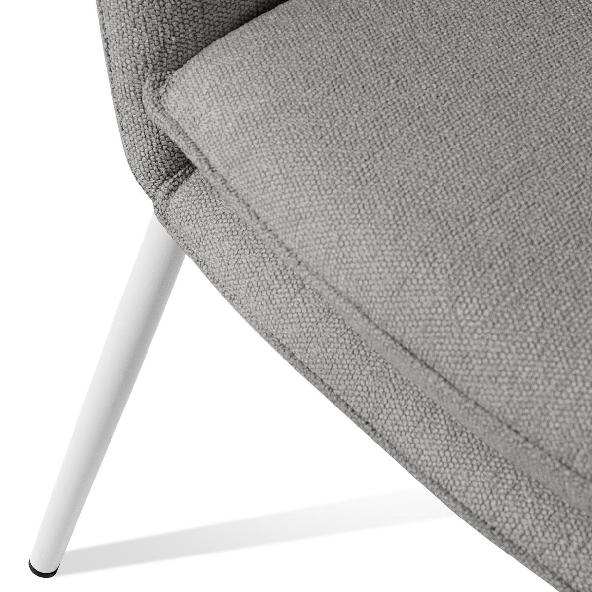 GARTENSESSEL SOLIS Loungesessel, - Grau, Textil/Metall (69/76/66cm) - KONSIMO®