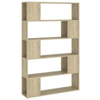 BÜCHERREGAL mit 5 Ebenen 100/24/155 cm aus Holzwerkstoff Sonoma-Eiche Dekor - Sonoma Eiche, Holz (100/155/24cm) - vidaXL