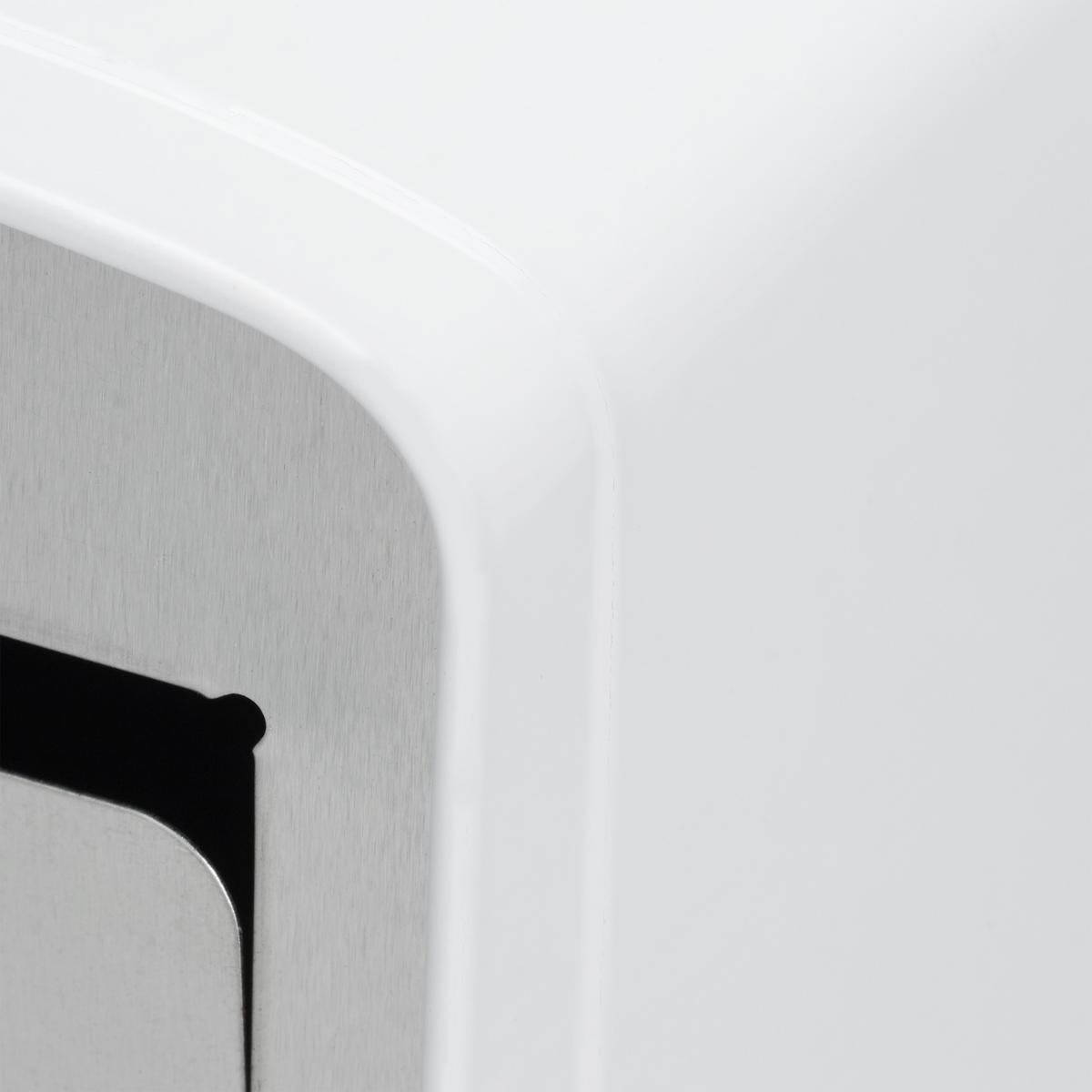 SERVIETTENSPENDER - Weiß, Metall (9.5/15/11cm) - Relaxdays