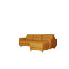 ECKSOFA Marlies In Opera Velvet - Gelb, Holzwerkstoff/Textil (233/140cm) - Fun Möbel
