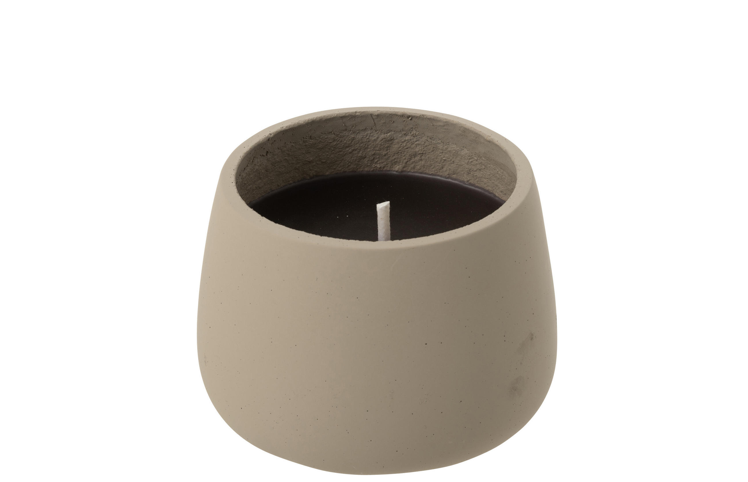 KERZEN CYRA - Zement - Grau - M - 31 Std. - Grau, Stein (18/13.5cm) - J-Line