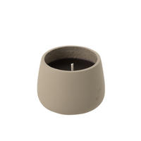KERZEN CYRA - Zement - Grau - M - 31 Std. - Grau, Stein (18/13.5cm) - J-Line