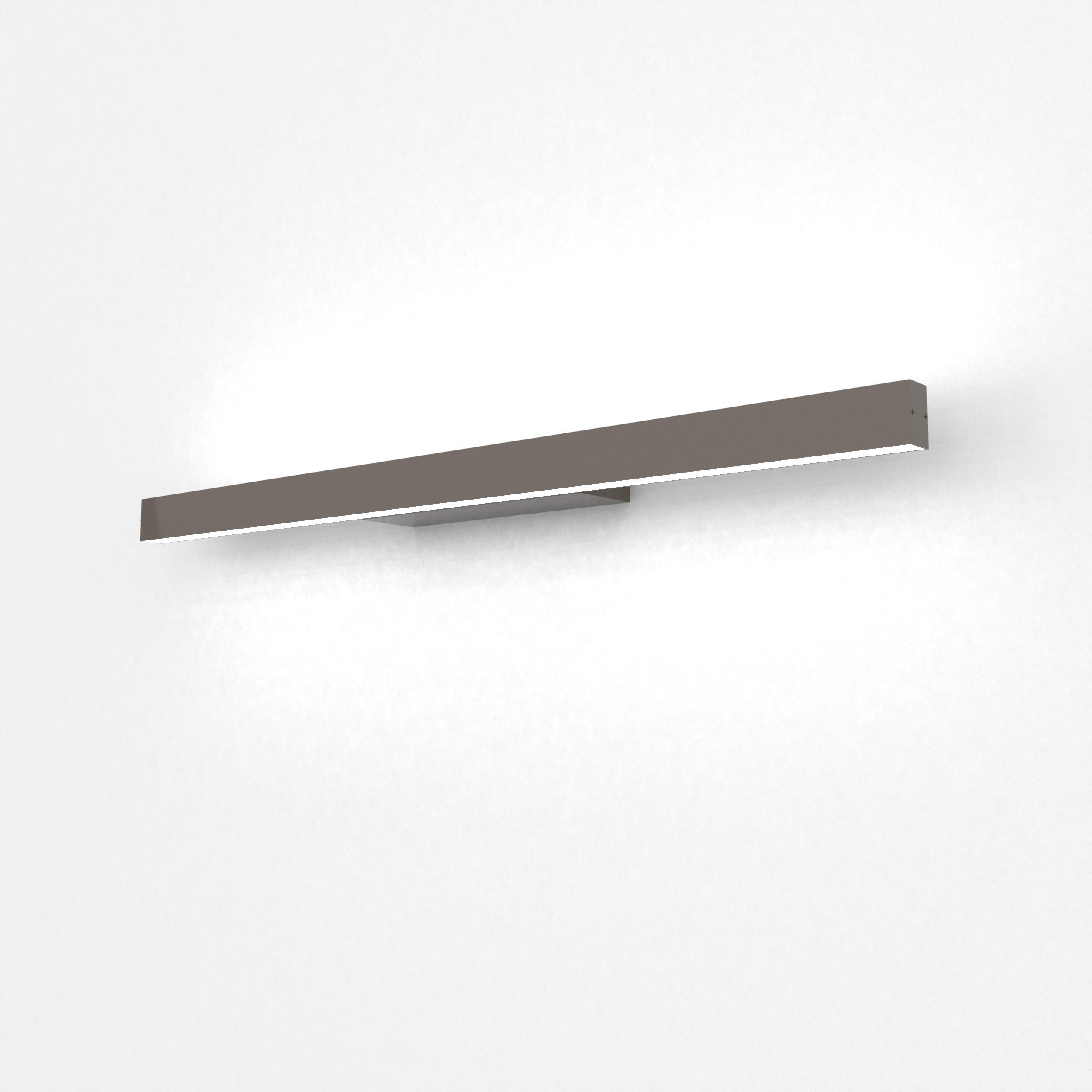 Lumicom Led-Wandleuchte Graubraun 60x3.1x7 cm