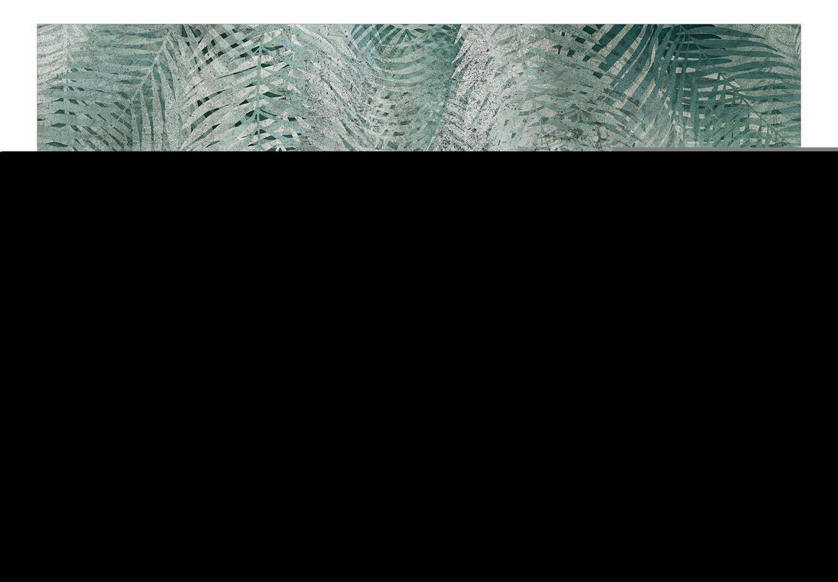 SELBSTKLEBENDE FOTOTAPETE 147/105 cm - Grau/Grün, Kunststoff/Textil (147/1cm) - KUNSTLOFT