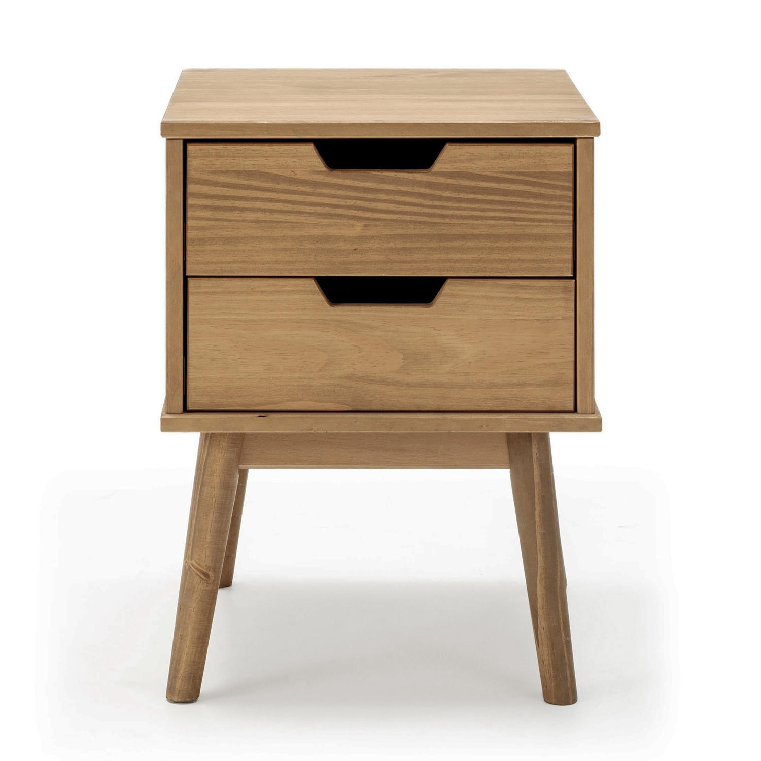 NACHTTISCH Bali 2 Schublade Farbe Wachs - Eichefarben, Holz (40/52/40cm) - VS Venta-stock