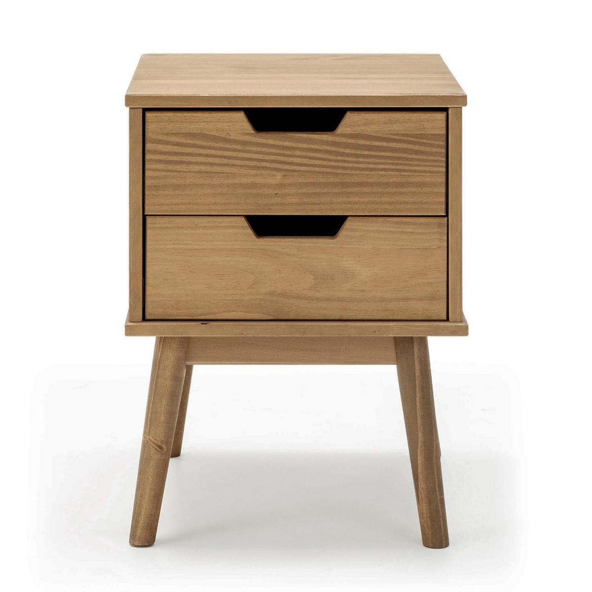 NACHTTISCH Bali 2 Schublade Farbe Wachs - Eichefarben, Holz (40/52/40cm) - VS Venta-stock