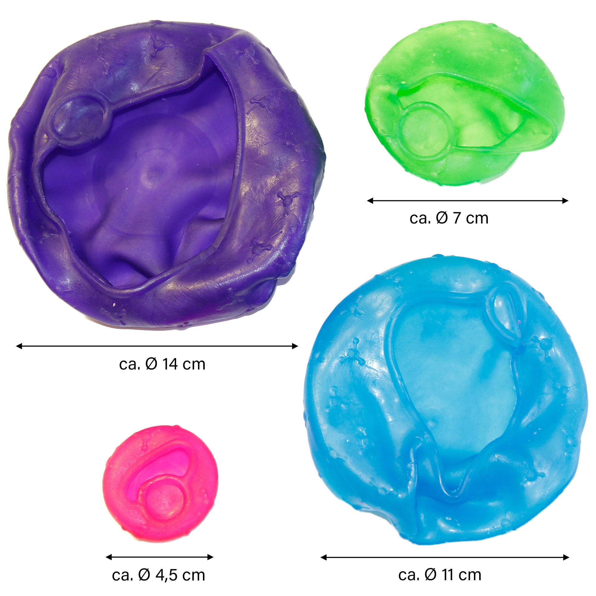 FRISCHHALTEDECKEL SET 4-TEILIG WIEDERVERWENDBAR - Multicolor, Kunststoff (18/2/18.3cm) - Stoneline